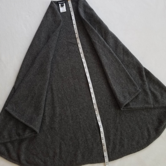 Bebe Cozy 100% Cashmere Cardigan Cape Oversized Shawl Wrap - Picture 5 of 8